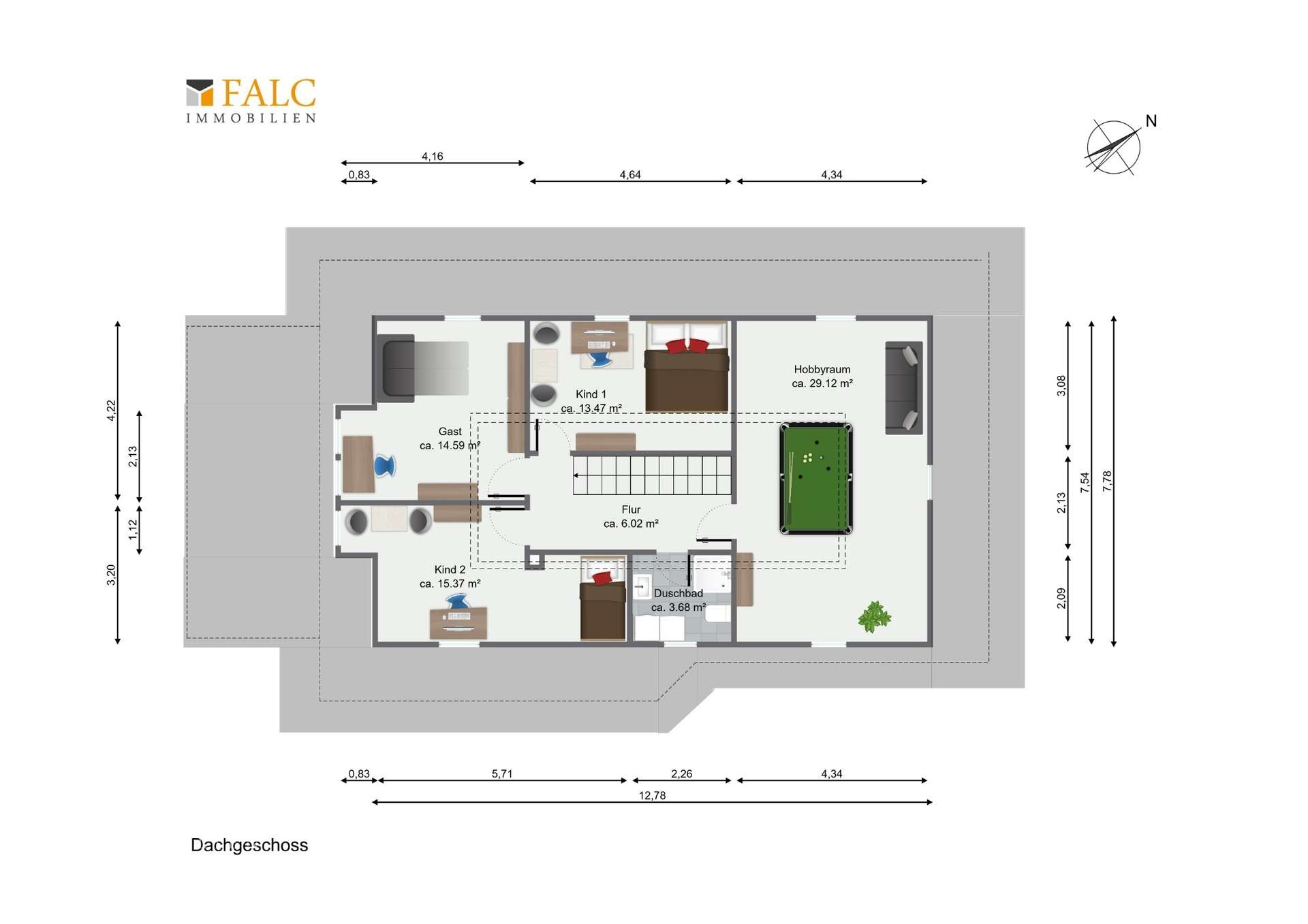Grundriss - Obergeschoss